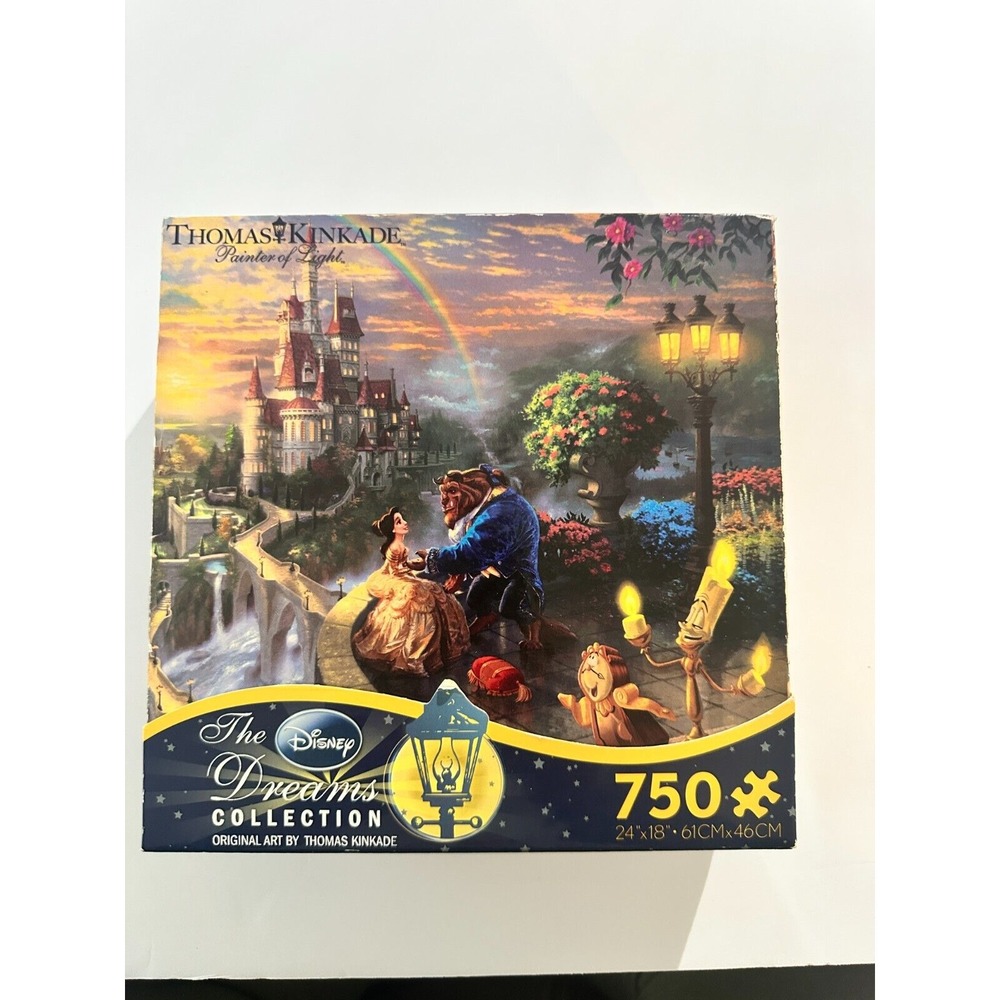 Disney Dreams Collection Beauty And The Beast 750 Piece Puzzle - Thomas Kinkade